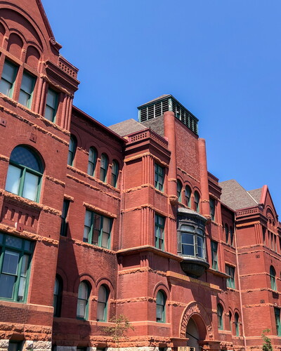 Old Main on a sunny day 