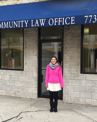 Savannah Lopez, a sophomore criminal justice major