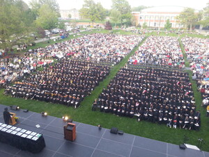 A view of commencement