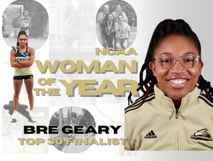 Bre Geary named NCAA Woman of the Year finalist. 