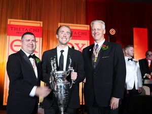 Michael Biertzer receives the Colley Award. 