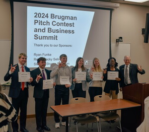 Winners of this year's Brugman Pitch Contest.