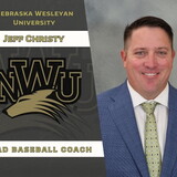 Jeff Christy, NWU head baseball coach, poses for a picture